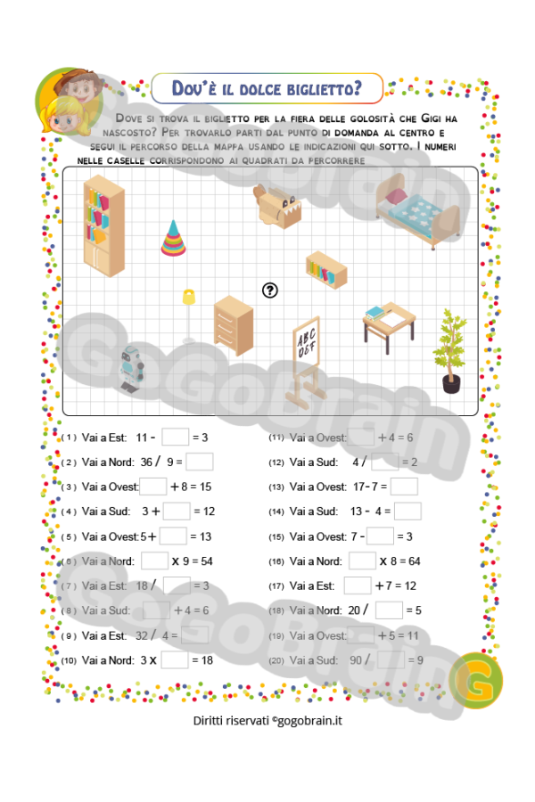 Dov'è il dolce biglietto?