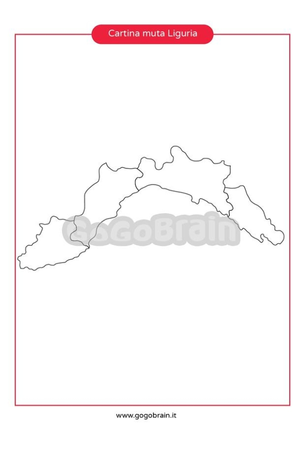 Carta muta della Liguria