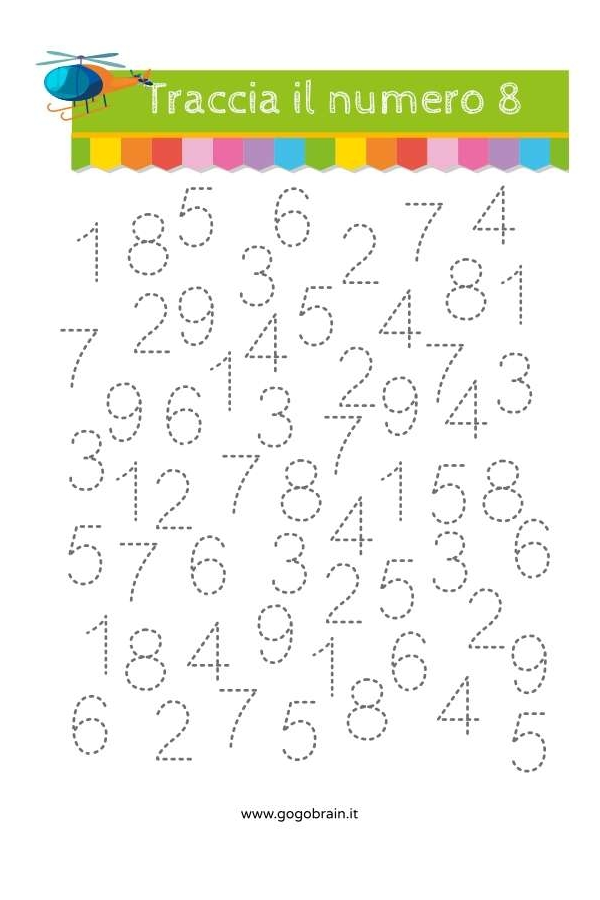 Traccia il numero 8