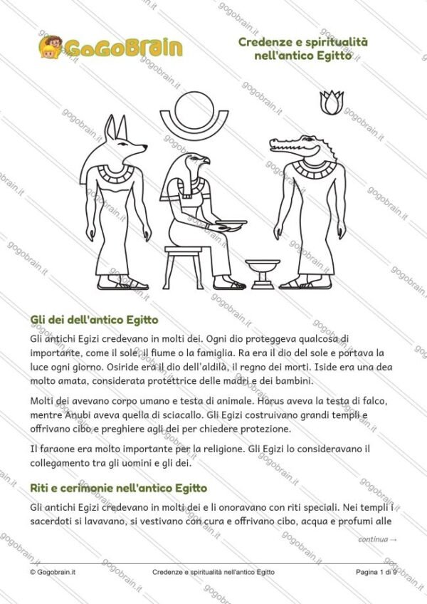 Credenze e spiritualità nell'Antico Egitto