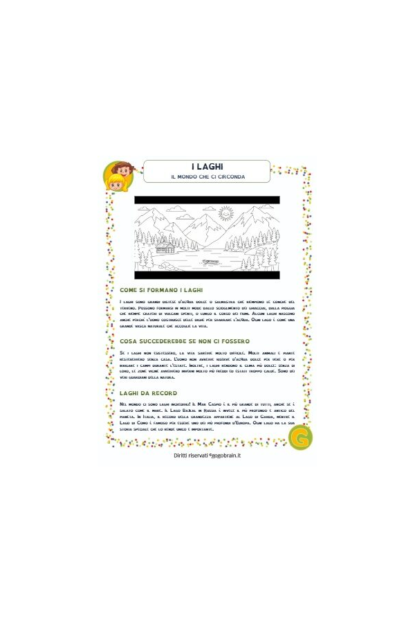 Il mondo che ci circonda - I laghi